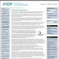 DPOs Charter of Deontology - Association Française des Correspondants aux Don...