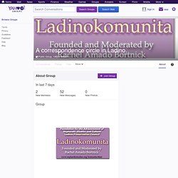 Ladinokomunita : A correspondence circle in Ladino.
