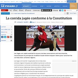 France : La corrida jugée conforme à la constitution