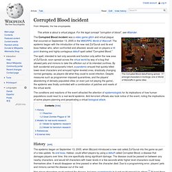 Corrupted Blood incident