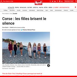 Corse : les filles brisent le silence