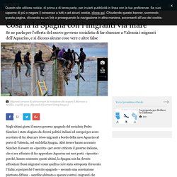Cosa fa la Spagna con i migranti via mare