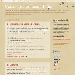 Cosas que te hacen Feliz