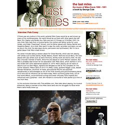 Pete Cosey: Interviews: The Last Miles: The Music Of Miles Davis 1980 - 1991: A book by George Cole