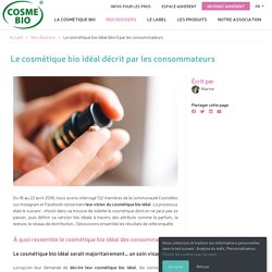 Étude : le cosmétique bio idéal décrit par les consommateurs