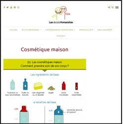 Cosmétique maison : des recettes faciles à faire