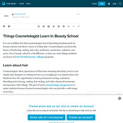 Things Cosmetologist Learn In Beauty School: duvallschool1 — LiveJournal