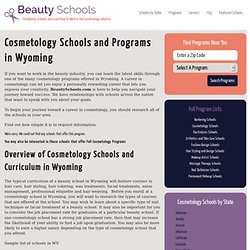 Search for a Cosmetology School in Wyoming