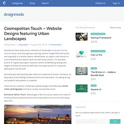Cosmopolitain Touch - Website Designs featuring Urban Landscapes