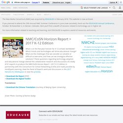 NMC/CoSN Horizon Report > 2017 K-12 Edition