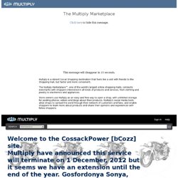 Welcome to the CossackPower [bCozz] site.Multiply have announced this service will terminate on 1 December, 2012. - M-72 Blueprints