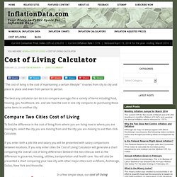 Cost of Living Calculator