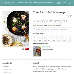 Costa Rican Black Bean Soup