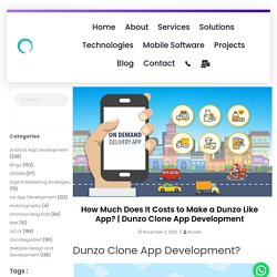 Dunzo like App