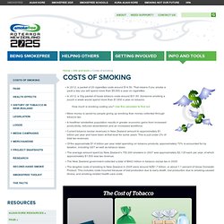 Costs of smoking