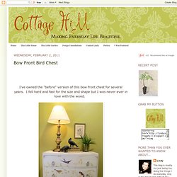 Bow Front Bird Chest