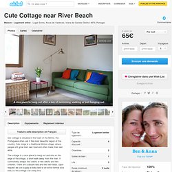 Cute Cottage near River Beach à Arcos de Valdevez