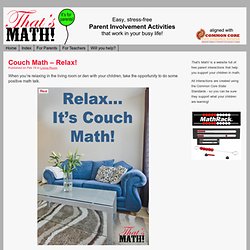 Couch Math – Relax!