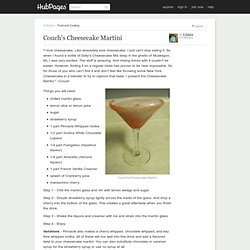 Couch's Cheesecake Martini