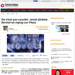On n’est pas couché : revoir Jérôme Kerviel en replay sur Pluzz