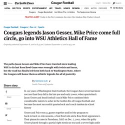 Cougars legends Jason Gesser, Mike Price come full circle, go into WSU Athletics Hall of Fame