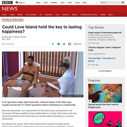 Could Love Island hold the key to lasting happiness?