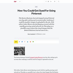How You Could Get Sued For Using Pinterest