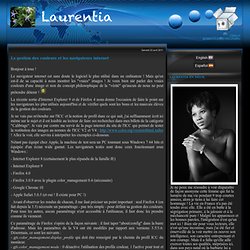 La gestion des couleurs et les navigateurs internet - Laurentia