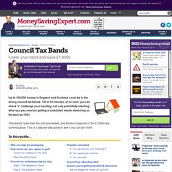 Council Tax Bands: Lower your band & reclaim £1000s – MSE