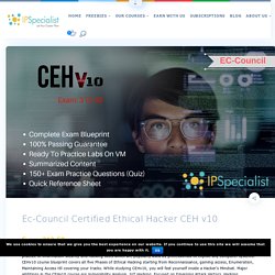 Ec-Council Certified Ethical Hacker CEH v10 - IPSpecialist