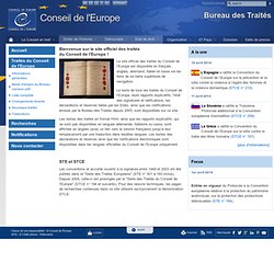 Council of Europe - Treaty Office