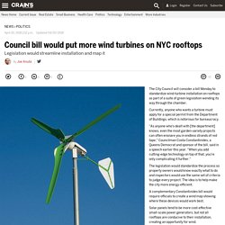 New York City Council bill would put more wind turbines on NYC rooftops