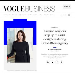 Fashion councils step up to assist designers during Covid-19 emergency