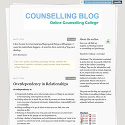 COUNSELLING BLOG