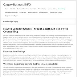 Counselling - Calgary Street Guide - Calgary Alberta