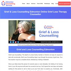 Grief loss counselling