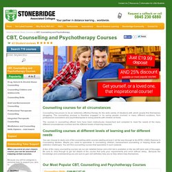 CBT, Counselling & Psychotherapy Courses