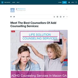 Meet The Best Counsellors Of Add Counselling Services: