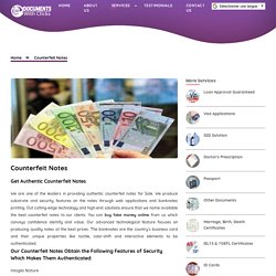 Buy Counterfeit Notes - Counterfeit Notes for Sale