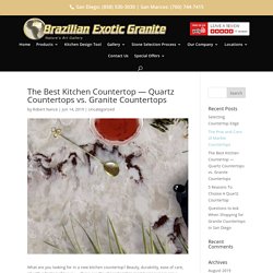 Differences Between Quartz and Granite Countertops