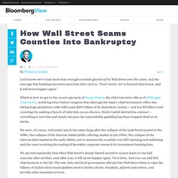 How Wall Street Scams Counties Into Bankruptcy