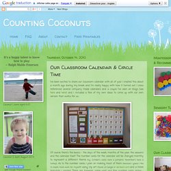 Counting Coconuts: Our Classroom Calendar & Circle Time