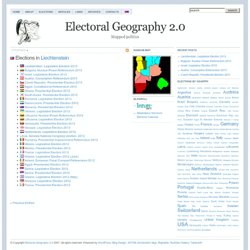 Electoral Geography 2.0