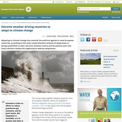 Extreme weather driving countries to adapt to climate change