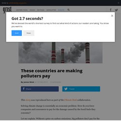 These countries are making polluters pay