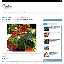 Top 10 Best Countries to be Vegetarian