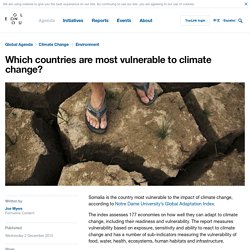 Which countries are most vulnerable to climate change?