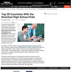 The 20 countries with the smartest high school kids
