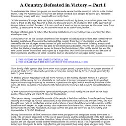 A Country Defeated in Victory - Part I