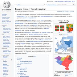 Basque Country (greater region) - Wikipedia